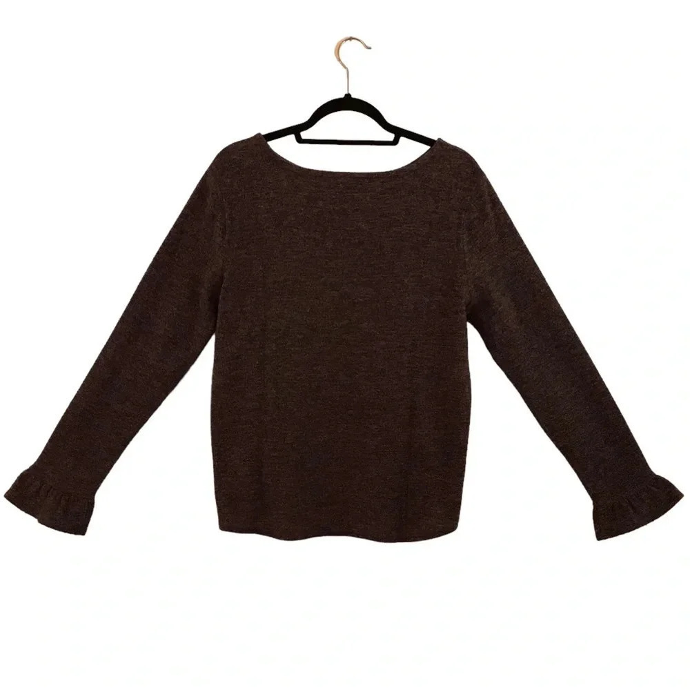 Elle Ladies Sweater with Cute Cuffs on Sleeves. - Picture 4 of 8